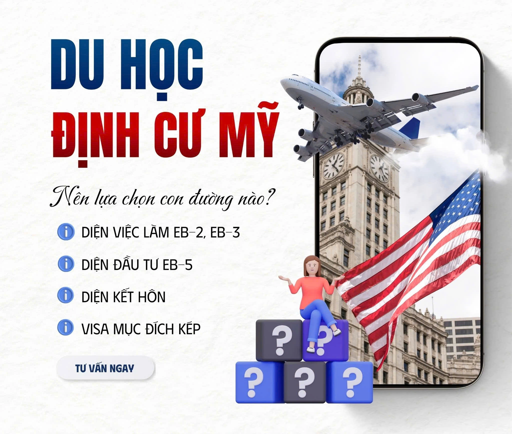 DU HỌC HAY ĐỊNH CƯ MỸ?  NÊN LỰA CHỌN CON ĐƯỜNG NÀO PHÙ HỢP NHẤT?