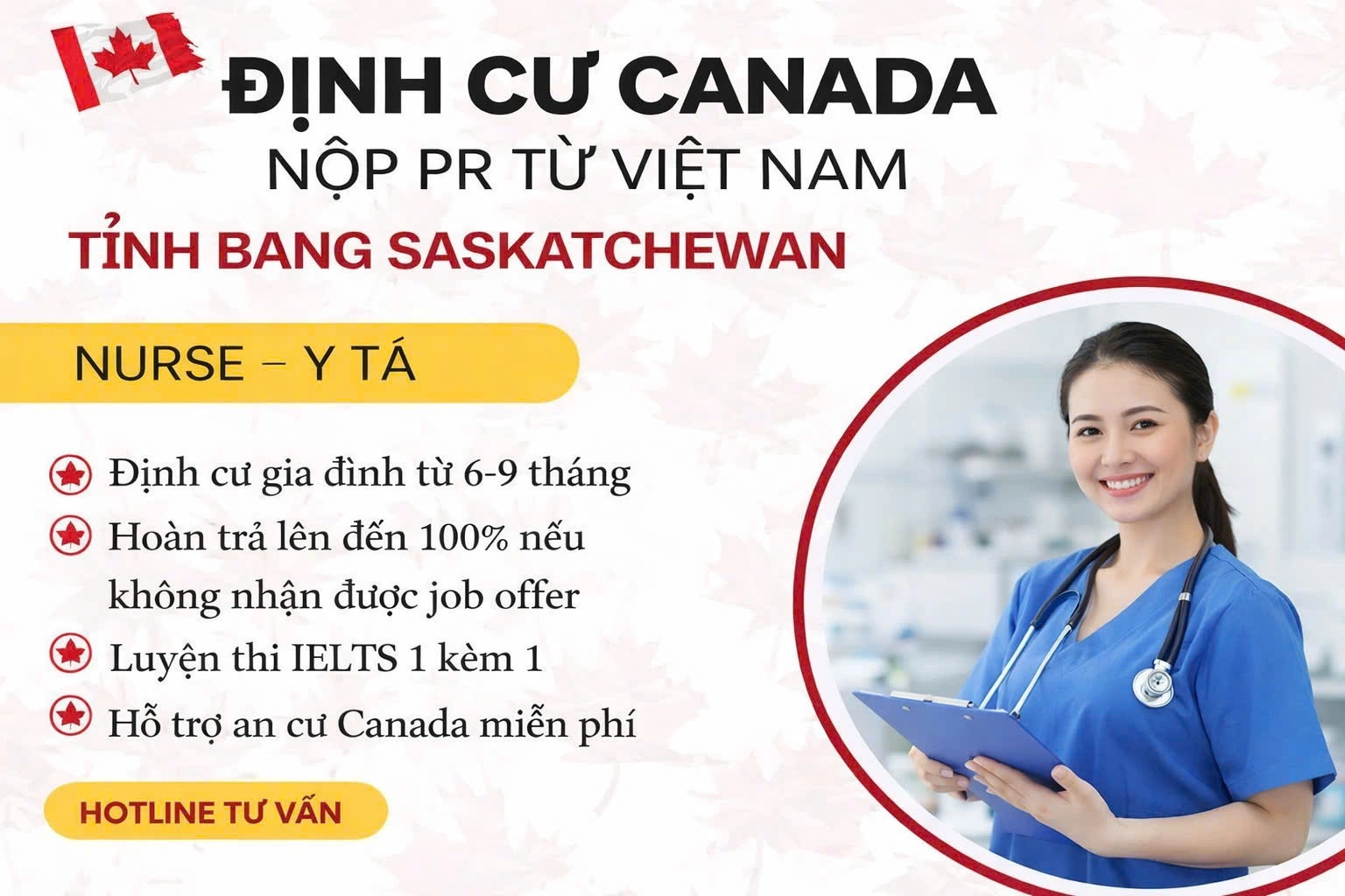 TUYỂN DỤNG ĐỊNH CƯ CANADA – NỘP PR TỪ VIỆT NAM  TỈNH BANG SASKATCHEWAN – CƠ HỘI CHO CẢ GIA ĐÌNH