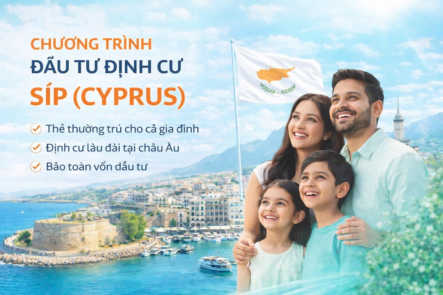 CHƯƠNG TRÌNH ĐẦU TƯ ĐỊNH CƯ SÍP (CYPRUS)