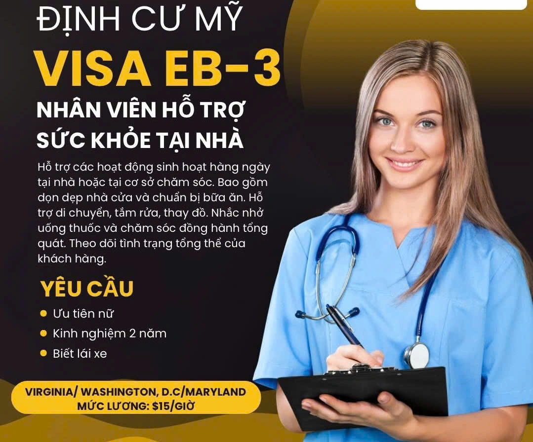 TUYỂN DỤNG ĐỊNH CƯ MỸ – VISA EB-3 (LAO ĐỘNG PHỔ THÔNG)