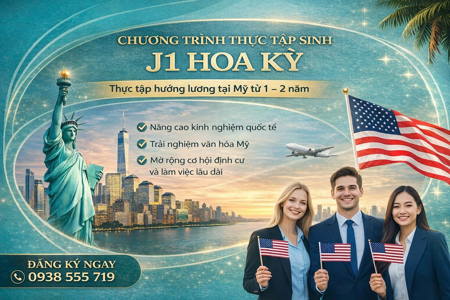 CHƯƠNG TRÌNH THỰC TẬP SINH J1 HOA KỲ