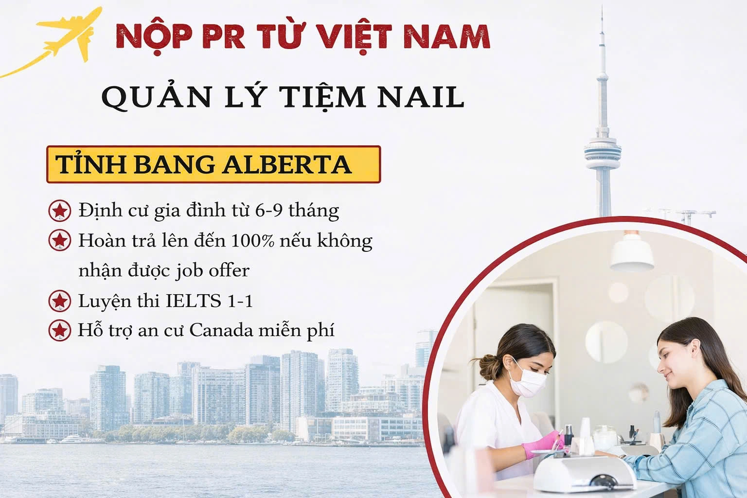 TUYỂN DỤNG ĐỊNH CƯ CANADA – NỘP PR TỪ VIỆT NAM (TỈNH BANG ALBERTA)