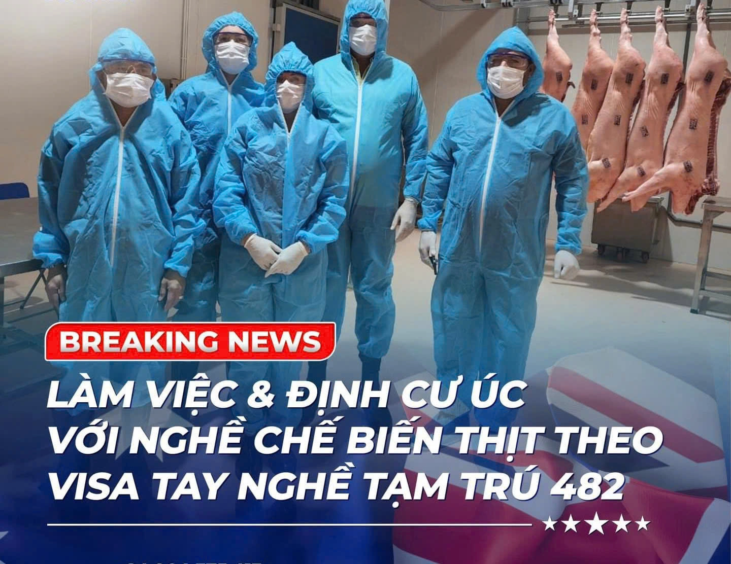 CƠ HỘI LÀM VIỆC & ĐỊNH CƯ ÚC  Visa tay nghề 482 – Nhiều ngành nghề hấp dẫn
