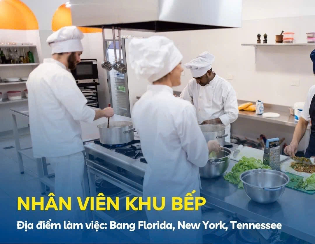 TUYỂN DỤNG EB3 – CƠ HỘI LÀM VIỆC & ĐỊNH CƯ MỸ  - NHIỀU VỊ TRÍ ĐANG TUYỂN – KHÔNG YÊU CẦU TIẾNG ANH CAO